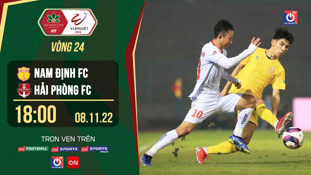 Link trực tiếp Nam Định FC vs Hải Phòng FC lúc 18h, ngày 08/11