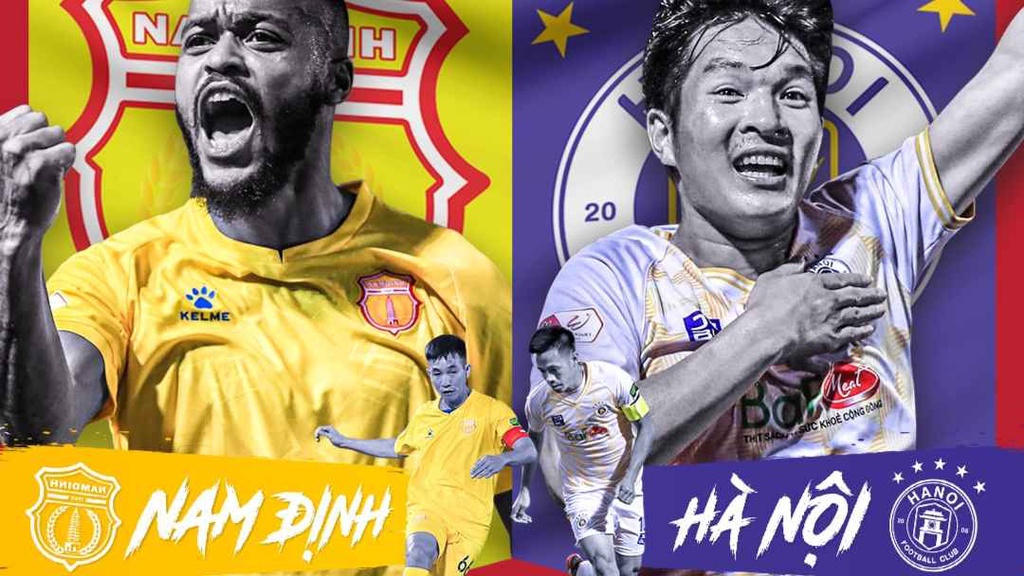 Link trực tiếp Nam Định vs Hà Nội lúc 18h ngày 26/6, V.League 2022