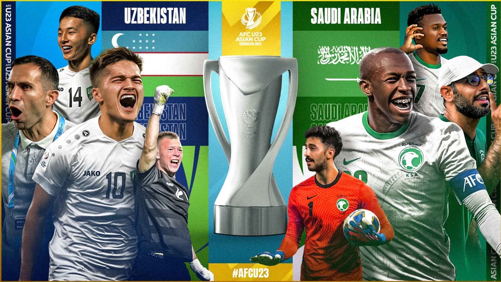 Link trực tiếp U23 Uzbekistan vs U23 Ả Rập Xê Út lúc 20h ngày 19/6, chung kết U23 châu Á