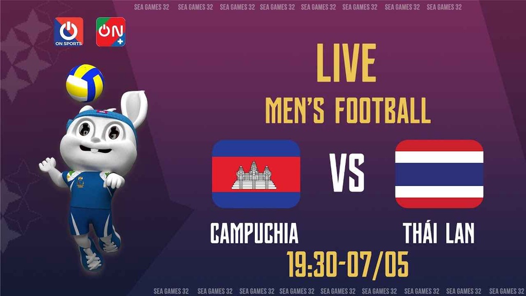 Link trực tiếp bóng chuyền nam Campuchia vs Thái Lan, bán kết SEA Games 32