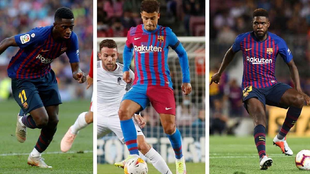 Man City 'chê' Dembele, Coutinho, Umtiti của Barca