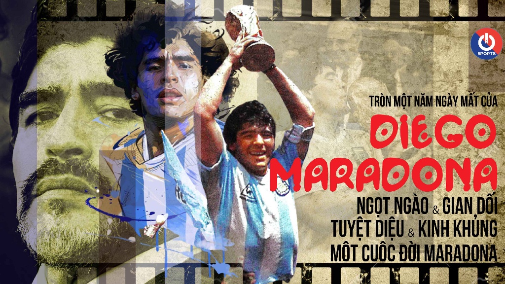 Ngọt ngào và gian dối, tuyệt diệu và kinh khủng, một cuộc đời Maradona