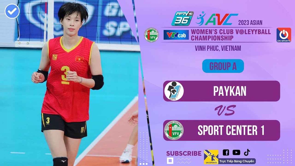 Link trực tiếp bóng chuyền nữ Việt Nam vs CLB Paykan, giải AVC 2023