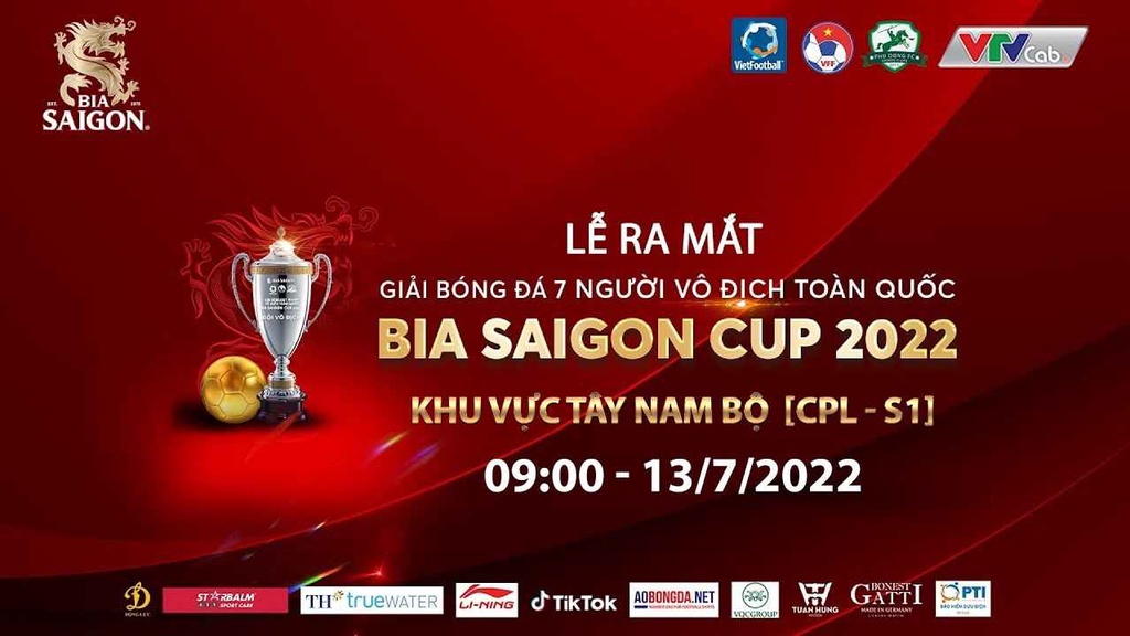 VTVcab tiếp tục đồng hành cùng giải bóng đá vô địch 7 người toàn quốc - Bia Sài Gòn 2022 khu vực miền Tây CPL-S1