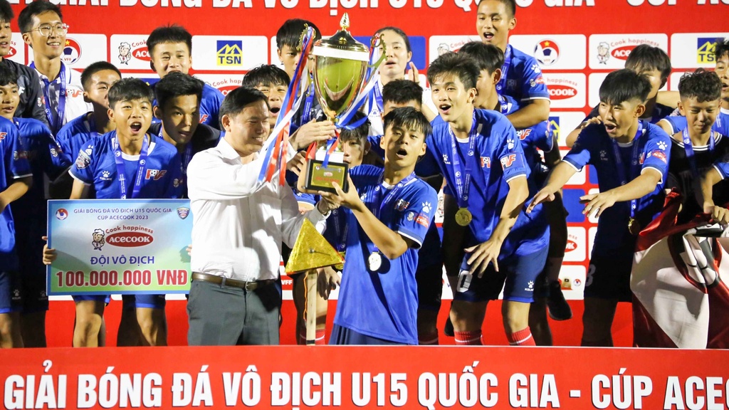 U15 PVF xuất sắc giành chức vô địch tại VCK U15 Quốc gia năm 2023