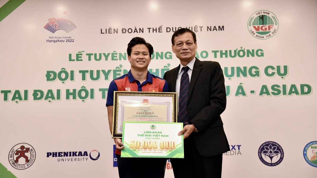Đội tuyển TDDC Việt Nam nhận thưởng 'khủng' sau thành tích tại ASIAD 19