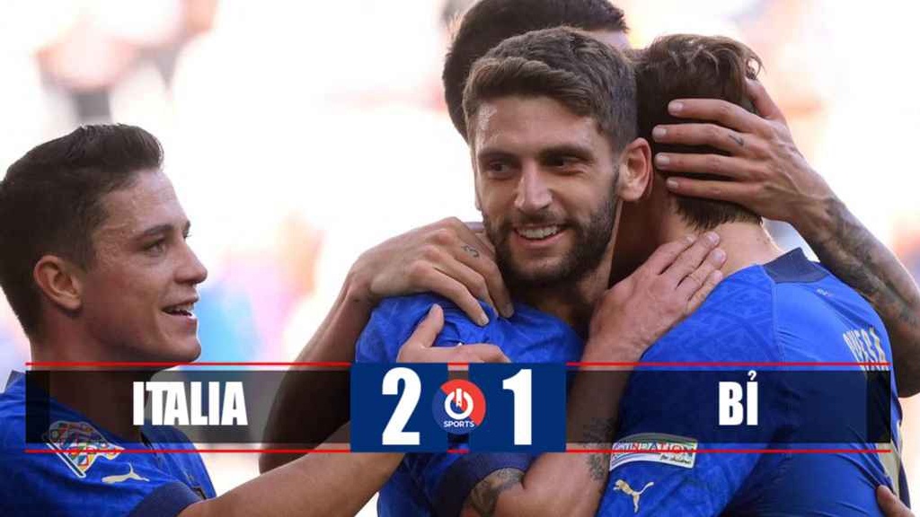 Video Highlight Italia vs Bỉ, tranh hạng 3 Nations League