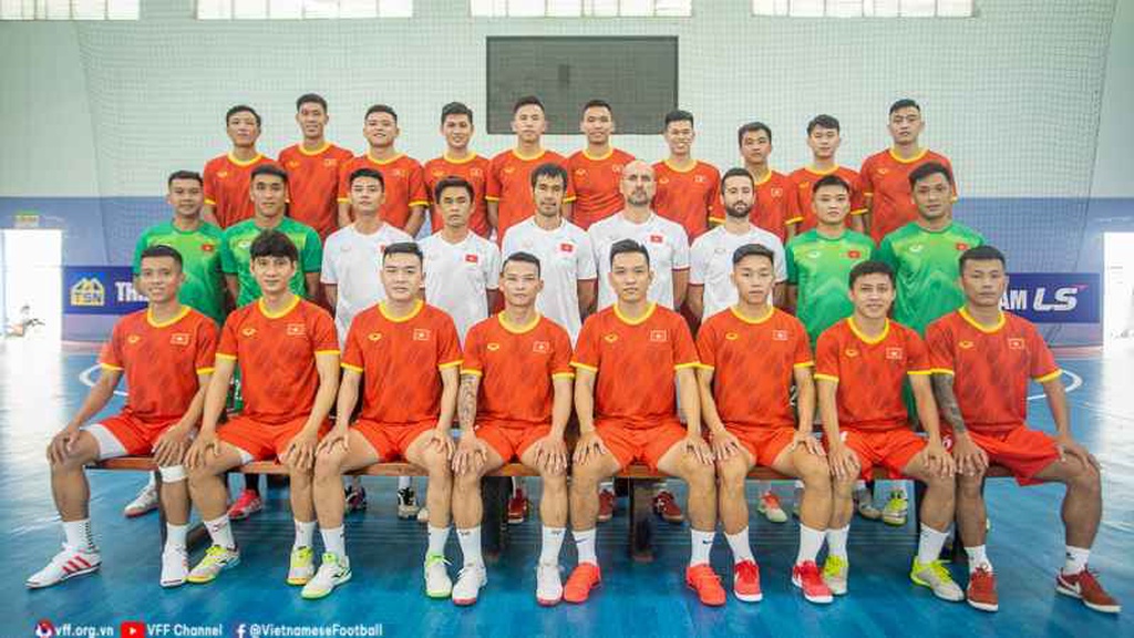 Danh sách ĐT futsal Việt Nam chuẩn bị cho VCK futsal Đông Nam Á 2022 