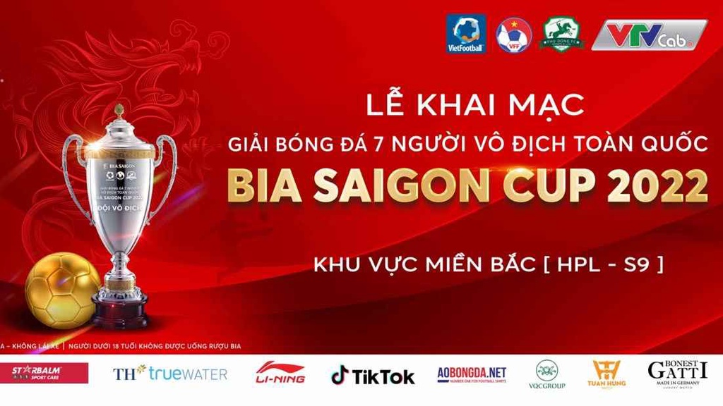 Giải bóng đá 7 người vô địch toàn quốc – Cúp Bia SAIGON 2022 chính thức trở lại với quy mô lớn hơn