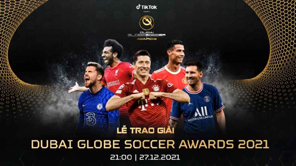 Xem trực tiếp lễ trao giải Globe Soccer Awards 2021 ở đâu, kênh nào?