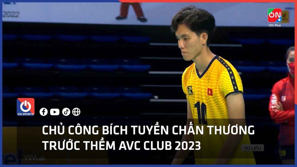 Chủ công Bích Tuyền chấn thương trước thềm AVC Club 2023