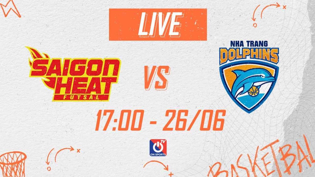 Link trực tiếp Saigon Heat vs Nha Trang Dolphins lúc 17h00 ngày 26/6, giải VBA 2022