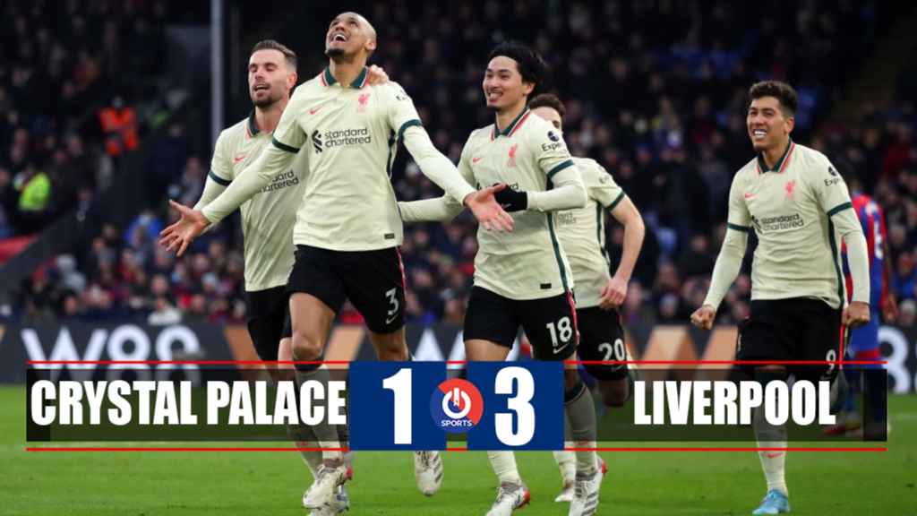 Thắng vất vả Crystal Palace, Liverpool giữ chắc ngôi nhì bảng