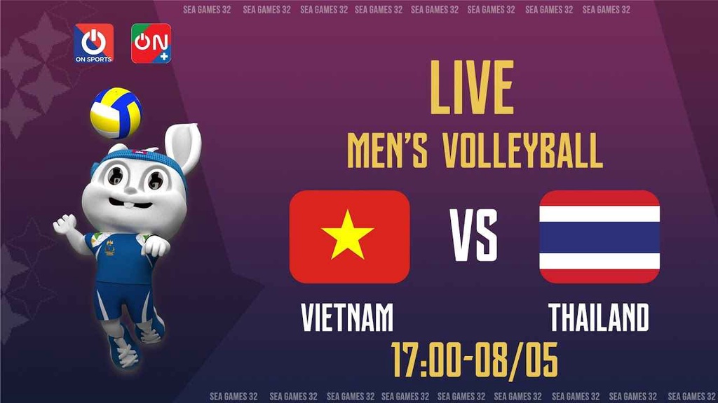 Link trực tiếp bóng chuyền nam Việt Nam vs Thái Lan, tranh HCĐ SEA Games 32