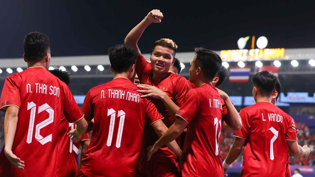 U22 Việt Nam nhọc nhằn giành chiến thắng trước Lào trong trận ra quân SEA Games 32