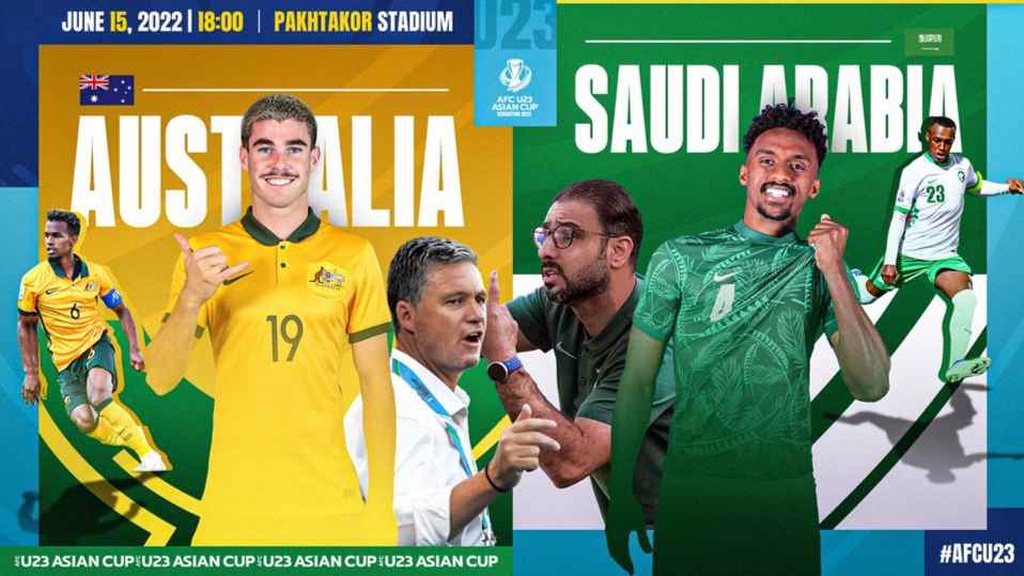 Link trực tiếp U23 Úc vs U23 Ả Rập Xê Út lúc 20h ngày 15/6, VCK U23 châu Á