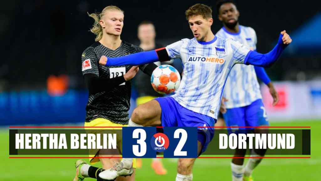 Video Highlight Hertha Berlin vs Dortmund, Bundesliga hôm nay