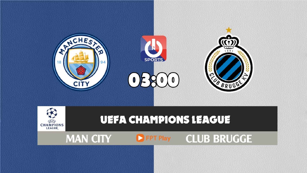 Nhận định, soi kèo trận Man City vs Club Brugge, 03h00 ngày 04/11