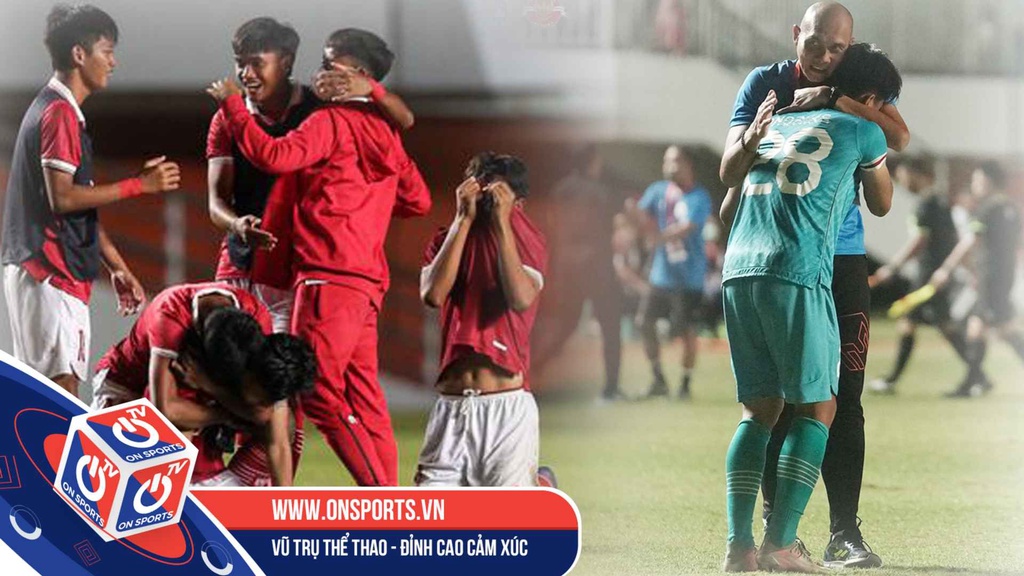 Giành quyền vào chung kết gặp Việt Nam, U16 Indonesia bật khóc nức nở