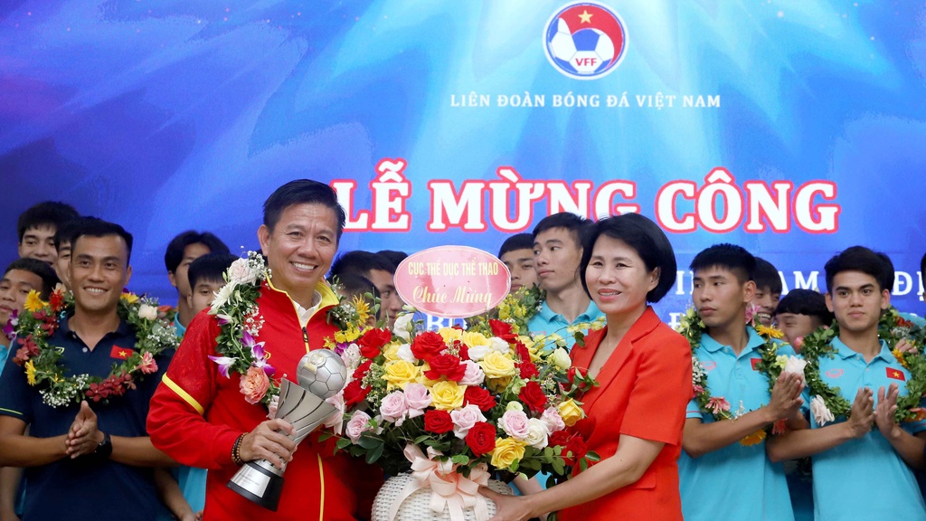 U23 Việt Nam ca khúc khải hoàn, rạng rỡ trong lễ mừng công vô địch U23 Đông Nam Á 2023