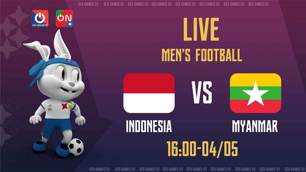 Link trực tiếp U22 Indonesia vs U22 Myanmar lúc 16h ngày 4/5, bảng A SEA Games 32