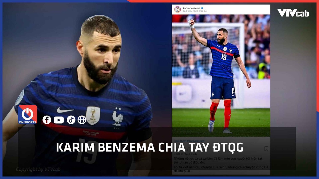 Karim Benzema chia tay ĐTQG
