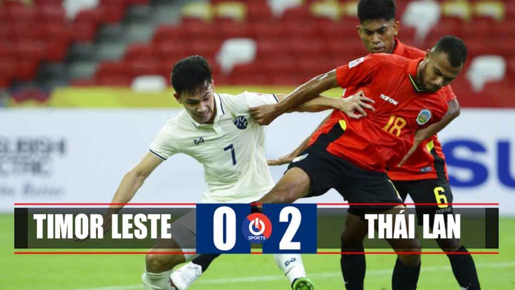 Thái Lan thắng nhọc trước Timor Leste