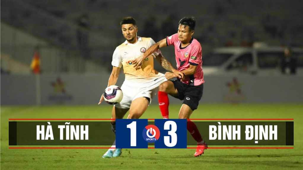 Đánh bại Hà Tĩnh, Bình Định lên top 4 V-League 2022
