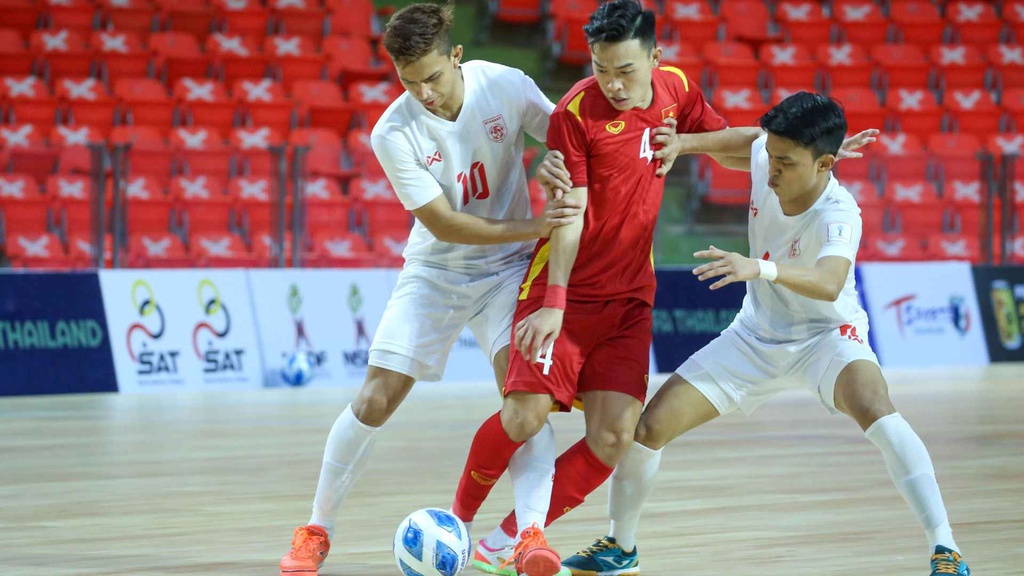 Link trực tiếp futsal Việt Nam vs Myanmar, fusal Đông Nam Á 2022
