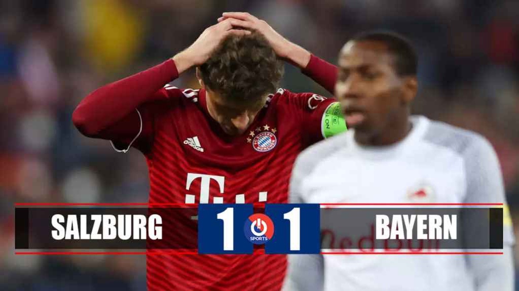 Coman ghi bàn phút cuối, Bayern thoát thua Salzburg