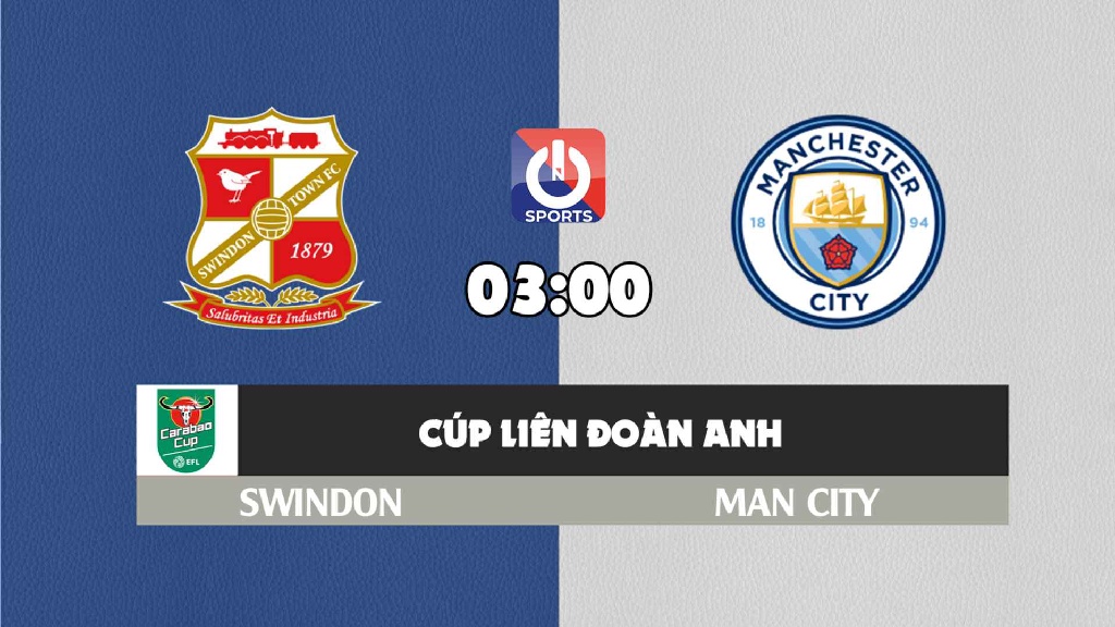 Nhận định, soi kèo trận Swindon vs Man City, 03h00 ngày 08/01