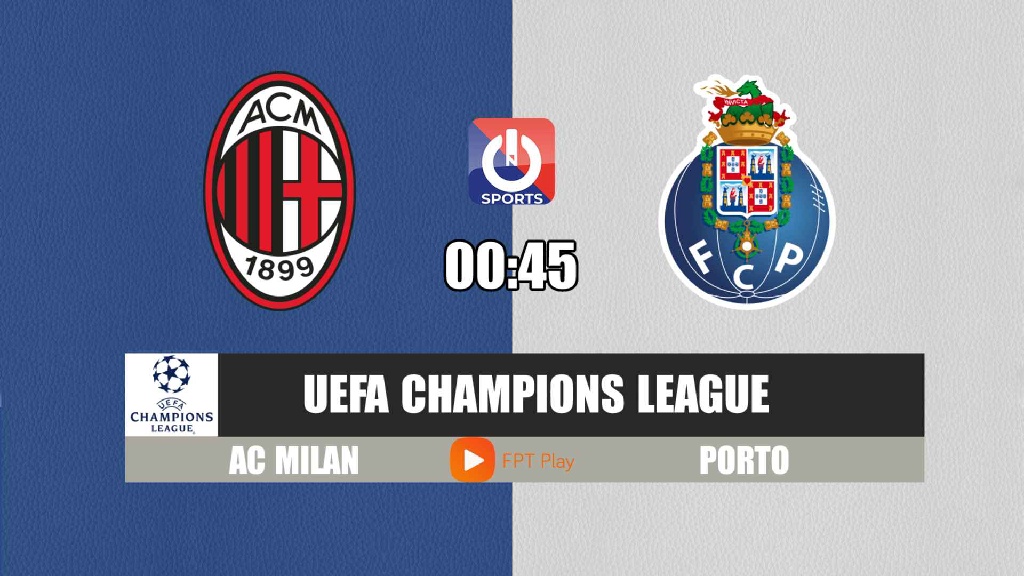 Nhận định, soi kèo trận AC Milan vs Porto, 00h45 ngày 04/11