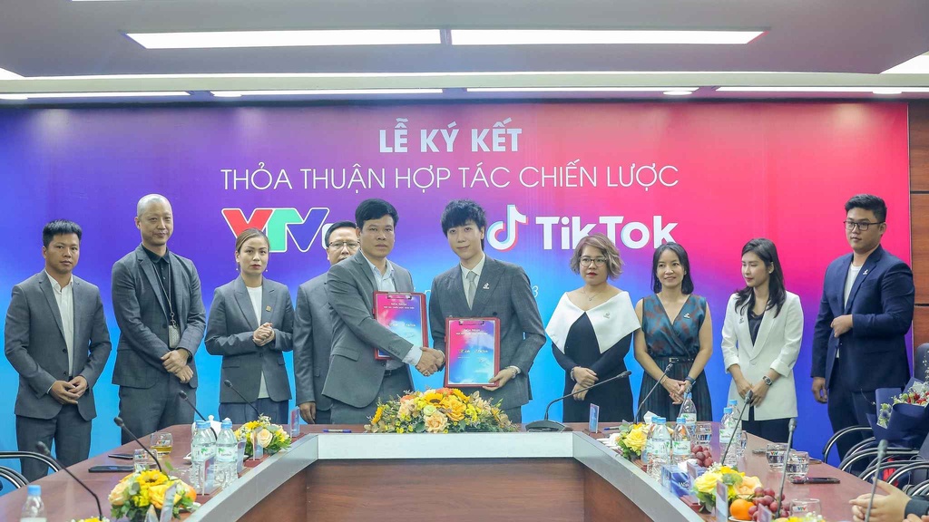  VTVcab và Tiktok ký kết hợp tác chiến lược