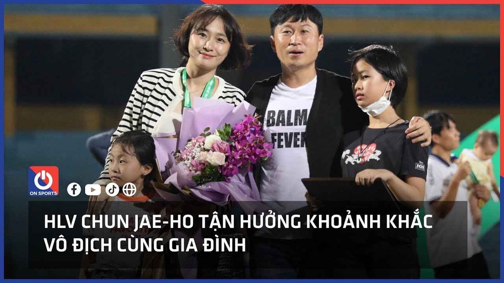 HLV Chun Jae-ho tận hưởng những khoảnh khắc cuối cùng với CLB Hà Nội