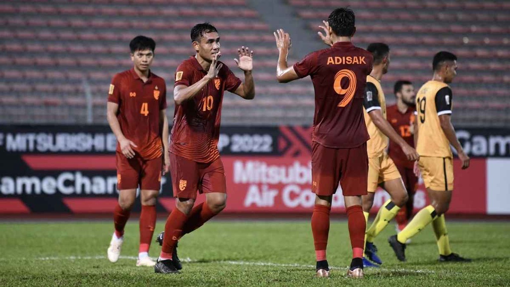 Nhẹ nhàng vượt qua Brunei, Thái Lan khởi đầu thuận lợi tại AFF Cup 2022