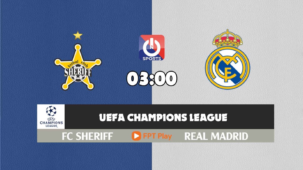 Nhận định, soi kèo trận FC Sheriff vs Real Madrid, 03h00 ngày 25/11