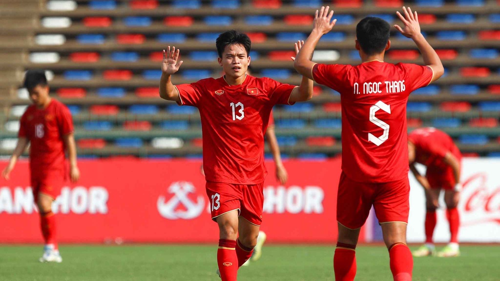 Đánh bại Myanmar thuyết phục, U22 Việt Nam giành huy chương đồng SEA Games 32