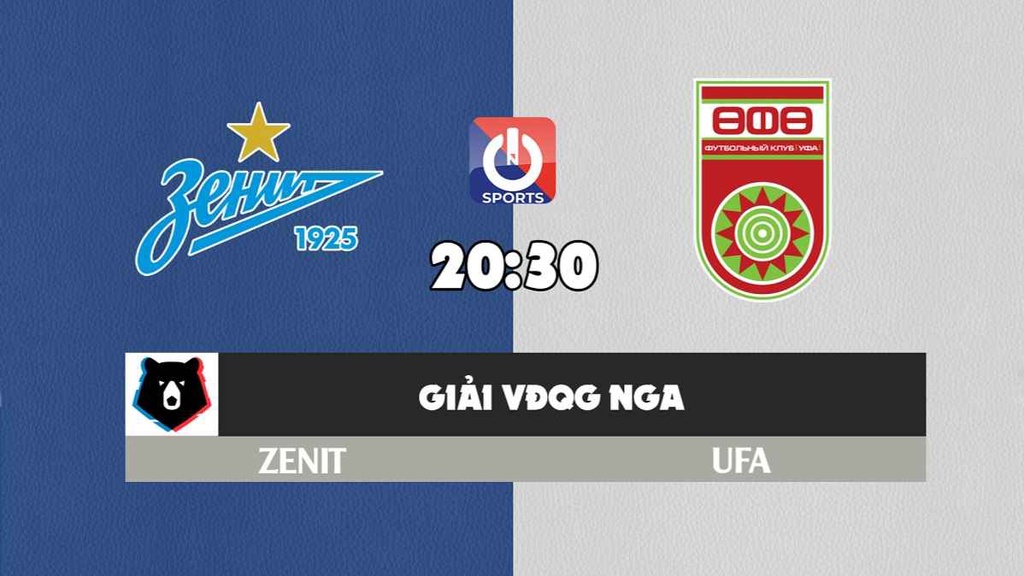 Nhận định, soi kèo trận Zenit vs Ufa, 20h30 ngày 7/3