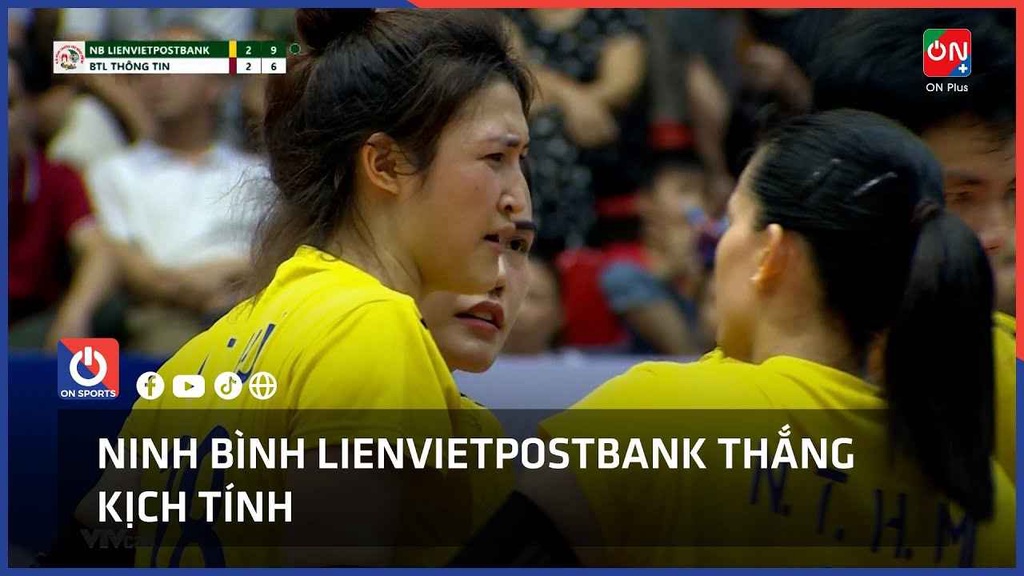 Giải bóng chuyền cúp Hùng Vương 2023: Ninh Bình Lienvietpostbank thắng kịch tính