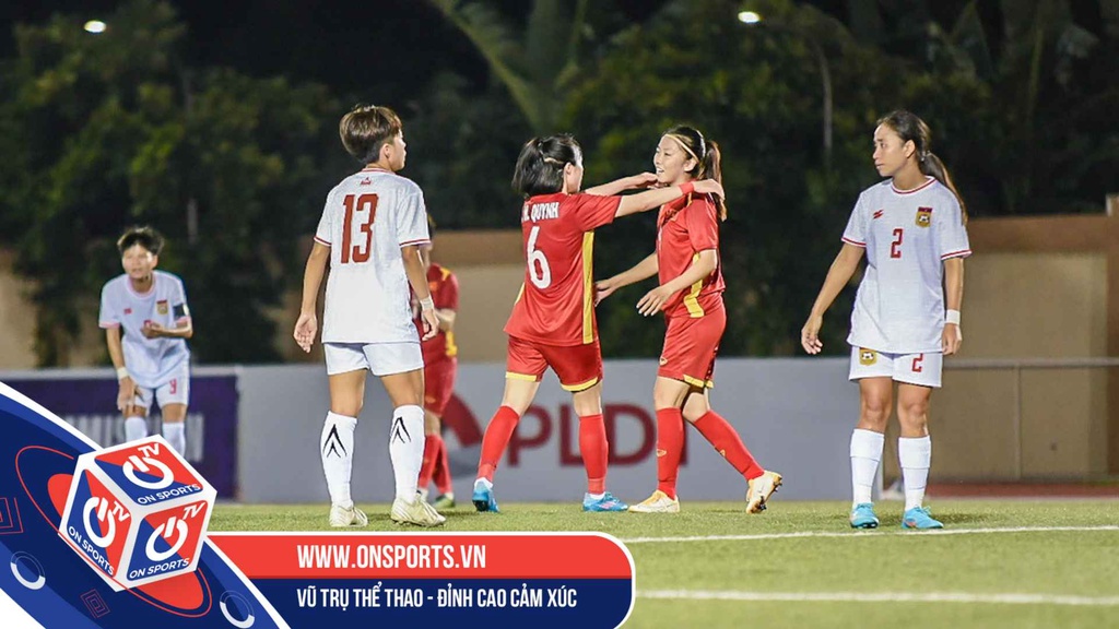 Vùi dập Lào, ĐT nữ Việt Nam có chiến thắng thứ 2 liên tiếp tại AFF Cup