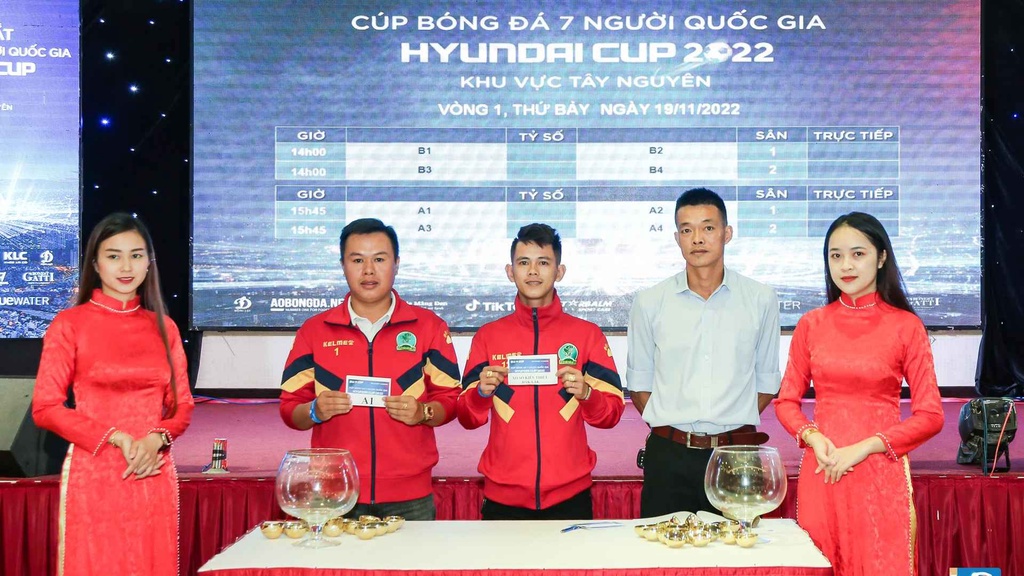 Cúp bóng đá 7 người Quốc gia Hyundai Cup 2022 lần đầu được tổ chức tại Tây Nguyên