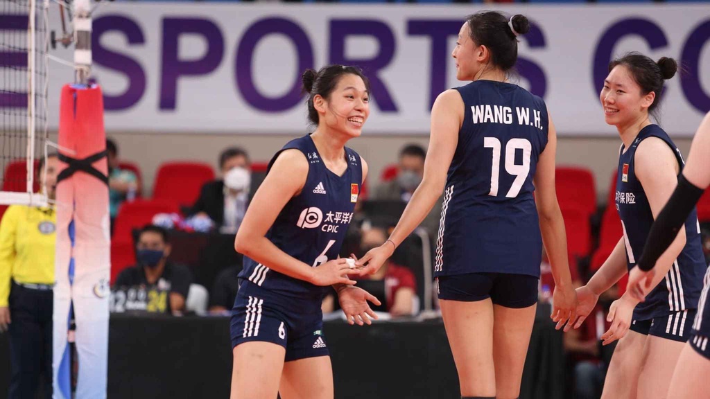 Vượt qua Thái Lan, bóng chuyền nữ Trung Quốc hẹn Việt Nam ở chung kết AVC 2022