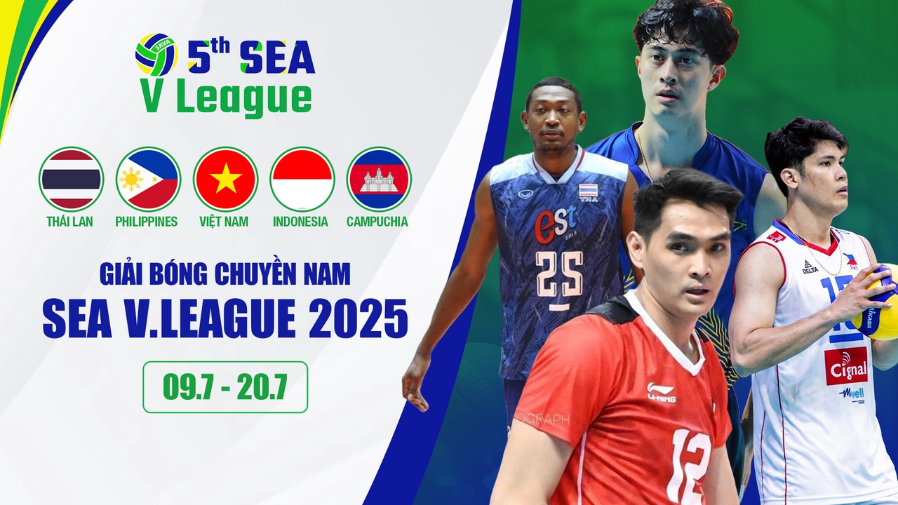 SEA V.LEAGUE 2025 | Nội dung nam