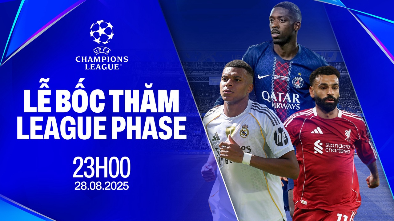 Lễ Bốc Thăm League Phase - Champions League
