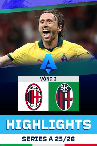 AC Milan - Bologna | Vòng 3 | Serie A 25/26