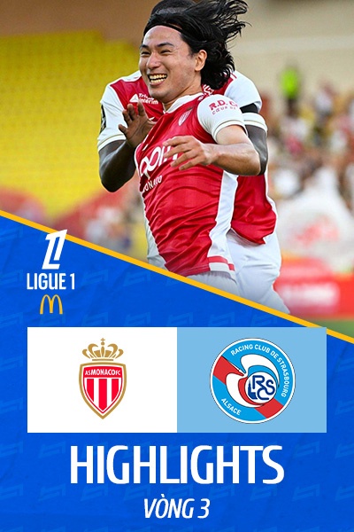 AS Monaco - Strasbourg | Vòng 3 | Ligue 1 25/26