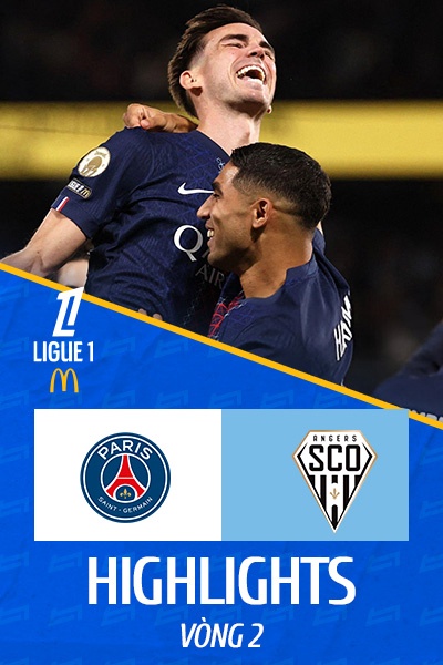 Paris Saint-Germain - Angers | Vòng 2 | Ligue 1 25/26