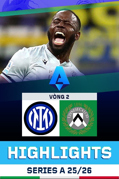 Inter Milan - Udinese | Vòng 2 | Serie A 25/26