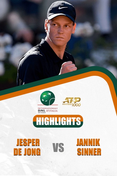 Jesper De Jong vs Jannik Sinner