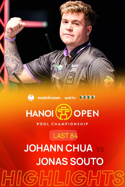Johann Chua - Jonas Souto | Last 64 | Matchpool Hanoi Open Pool Championship 2025